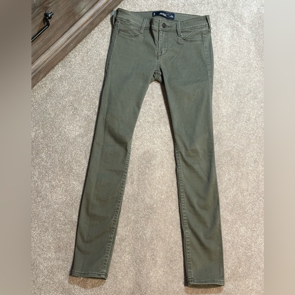 Hollister Denim - Hollister Skinny Low Rise Jean Legging Green size 0R